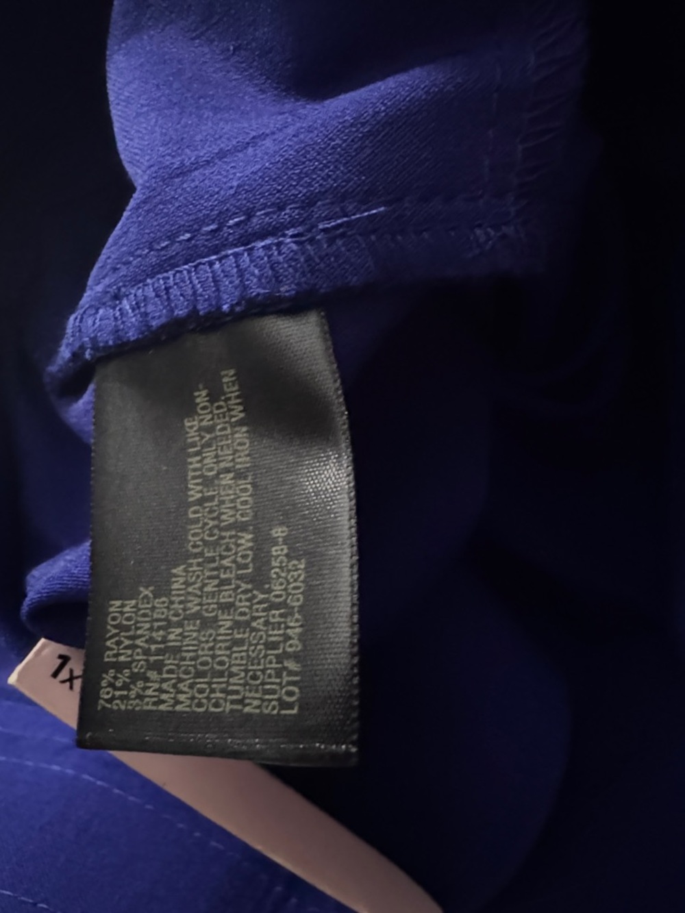 Royal blue capris - Picture 5 of 5